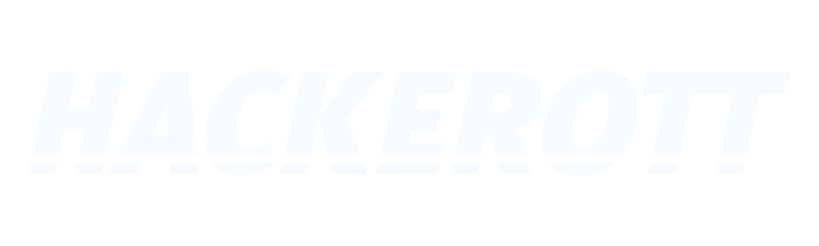HACKEROTT logo white HACKEROTT logo white